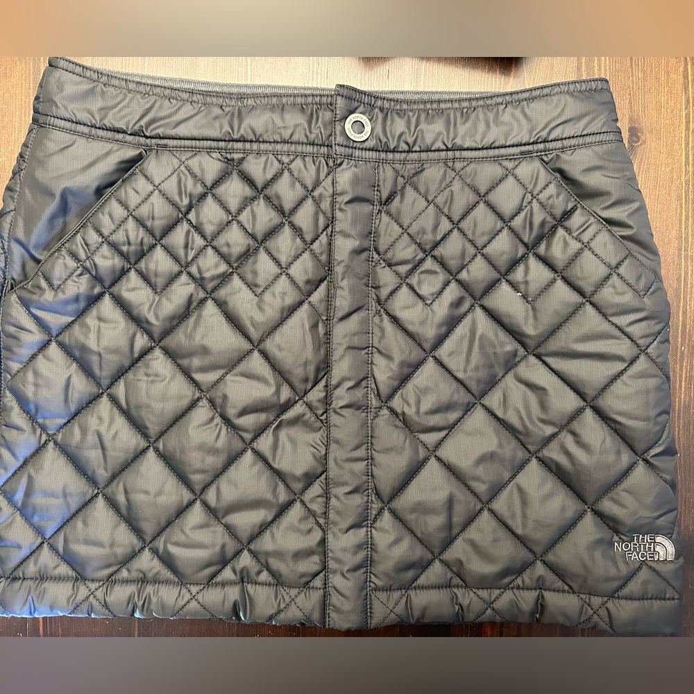 North Face puffer skirt